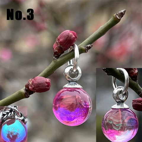 Crystal Ball Tassel Charm Pendant Beads charm Charm European style Bracelet , Necklace Charm, Gifts for her Spacer charm
