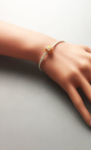 Pumpkin Charm Halloween Charm Pendant Beads charm Charm European style Bracelet , Necklace Charm, Gifts for her Spacer charm