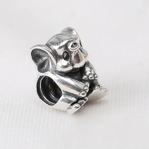 Vintage Elephant Charm pendant solid 925 sterling Silver Charm Bracelet Necklace Elephant Jewelry, Elephant Lover Gift
