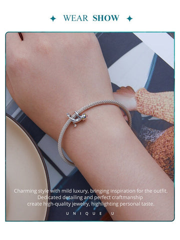 Hanging Cat Charm European style Bracelets, 925 Sterling Silver, Cat Jewelry, Cat Mom|Lover Gift, Cat Memorial Gift, Cat Keepsake