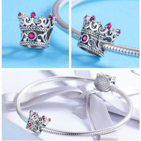 Princess Crown Charm European style Bracelets, Coronation Keepsake, 2023 Bracelet Charm King charm