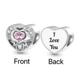 Mom I Love You Charm Bracelets, 925 Sterling Silver, Mother’s Day Jewelry Gift, Mom Birthday Valentines Christmas Keepsake Gift