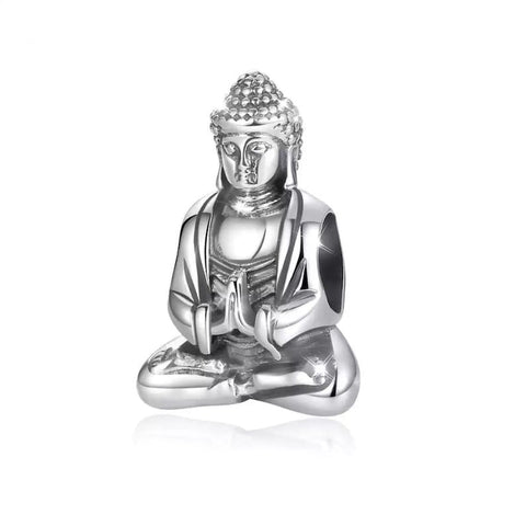 Buddha Charm, Buddha Jewelry, 925 Sterling Silver Buddha Charm Pendant, Buddha Gift, Meditation Charm