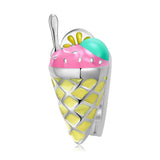 Reflexion Charms Ice Cream Food charm Fits Reflexion Bracelets, 925 Sterling Silver, Reflexion Bracelet Charms