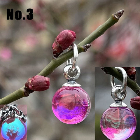 Crystal Ball Tassel Charm Pendant Beads charm  Charm European style Bracelet , Necklace Charm, Gifts for her Spacer charm