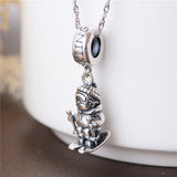 Skiing Dangle Charm  925 Silver Charm European style Bracelet Necklace Charm 925 Charm Snow charm Skier Charm