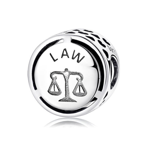 Law Charm, Lawyer charm, 925 Sterling Silver, Lawyer Jewelry, Lawyer Gift, Law Bracelet Charm Job