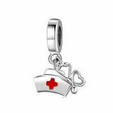 Nurse Hat Charm 925 Sterling Silver-Nurse Appreciation-Thank You-Nurse Jewelry Gifts