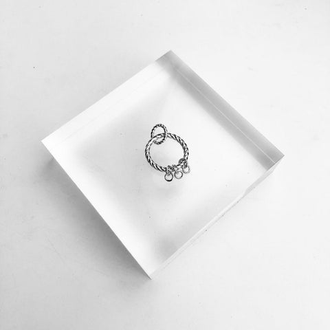 Pendant Charm Carrier Cord style European style Bracelet , Necklace Charm, Gifts for her Carrier charm