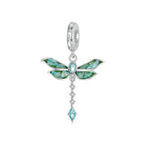 Dragonfly 925 Silver Charm European style Bracelet, Necklace charm, 925 Charm, Gifts for her Dragonfly Charm