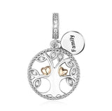 Tree of Life Charm Family Tree charm 925 Sterling Silver Pendant fits Charm Bracelets & Necklace