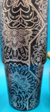 Swear|cuss Word Mandala F*ck Mandala Laser Engraved 30oz Double Wall Insulated Tumbler Custom Seamless Tumbler