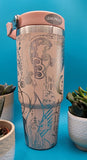 Boho Paisley Love Laser Engraved 30oz Double Wall Insulated Tumbler Custom Engraved Seamless Tumbler