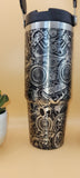 Car Parts, auto Mechanic, auto gear  Laser Engraved Custom Seamless 30oz Double Wall Insulated Tumbler