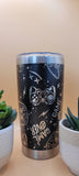 Gaming mug Laser Engraved 20oz Double Wall Insulated Tumbler Travel mug, custom Seamless Tumbler ,Gift for dad, Gamer,teenager gift