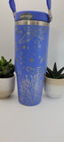 Under the sea, turtles, ocean Laser Engraved 30oz Double Wall Insulated Tumbler Custom Seamless Tumbler