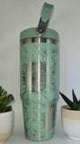 Sunflowers Blooming Garden Laser Engraved 30oz Double Wall Insulated Tumbler Custom Seamless Tumbler