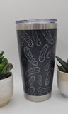 Pickles Laser Engraved 20oz Double Wall Insulated Tumbler Travel mug,Seamless Tumbler ,Gift for daughter, niece, Friend