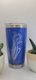 Seahorse, Fish Ocean, Under the Sea Laser Engraved 20oz Double Wall Insulated Tumbler Travel mug,