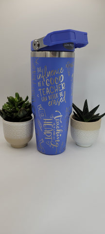 Teacher gift, Teacher life Laser Engraved 30oz Double Wall Insulated Tumbler Custom Seamless Tumbler