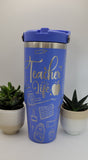 Teacher gift, Teacher life Laser Engraved 30oz Double Wall Insulated Tumbler Custom Seamless Tumbler