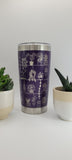 Flowers on a shelf Laser Engraved 20oz Double Wall Insulated Tumbler Travel mug,Gift for mum,daughter, sisiter