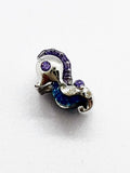 Sea Horse  charm Beach Sea charm European style Charm Sterling Silver Charm, Bracelet Necklace Charm, 925 Charm Seahorse charm