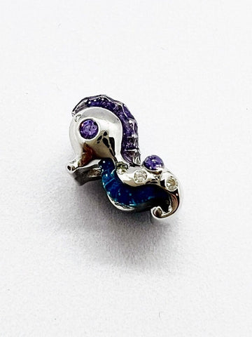 Sea Horse  charm Beach Sea charm European style Charm Sterling Silver Charm, Bracelet Necklace Charm, 925 Charm Seahorse charm