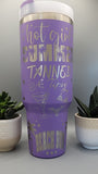 Hot Girls summer Vaccation 40oz Double Wall Insulated Tumbler with Handles Gift for mom, Granny, sister, Teacher gift