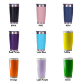 Yorkie 20oz Double Wall Insulated Tumbler Travel mug Custom Seamless Tumbler,