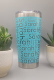 Personalised engraved mug Laser Engraved 20oz Double Wall Insulated Tumbler Travel mug, Name, company, even personalised