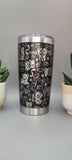 Yorkie 20oz Double Wall Insulated Tumbler Travel mug Custom Seamless Tumbler,