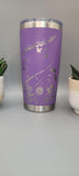 Fairy 20oz Double Wall Insulated Tumbler Travel mug Custom Seamless Tumbler,