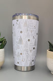 Christmas Trees 20oz Double Wall Insulated Tumbler Travel mug Custom Seamless Tumbler,