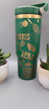 Tennis Laser Engraved 30oz Double Wall Insulated Tumbler Custom Seamless Tumbler