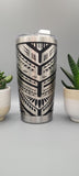 Tribal pattern, New Zealand Laser Engraved Custom Seamless  20oz Double Wall Insulated Tumbler Travel mug