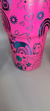 Error mug - ladybug, Rainbows,pink and rainbow Laser Engraved 30oz Double Wall Insulated Tumbler Custom Seamless Tumbler