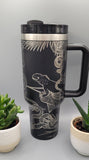 Iguana, lizzards and snakes 40oz Double Wall Insulated Tumbler with Handles Gift