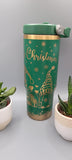 Gongs Christmas gnomes, Merry Christmas Laser Engraved 30oz Double Wall Insulated Tumbler Custom Seamless Tumbler