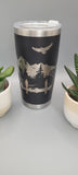 Gone Fishing, Fisher Laser Engraved 20oz Double Wall Insulated Tumbler Travel mug,Seamless Tumbler ,Gift for mum