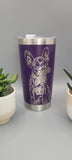 Boston Terrier Laser Engraved 20oz Double Wall Insulated Tumbler Travel mug,Tumbler ,Gift for mum, Dog Lover, Pet