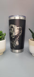 Golden Retriever Laser Engraved 20oz Double Wall Insulated Tumbler Travel mug, Seamless Tumbler ,Gift for mum