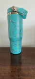 Stingray,  under the sea, ocean , fish tumbler, Laser Engraved 30oz Double Wall Insulated Tumbler