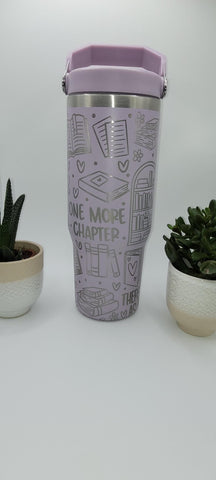 Books, Reading, Stories tumbler, Laser Engraved 30oz Double Wall Insulated Tumbler