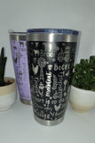 Boere Meisie, Boer, Op die Plaas, Afrikaans Laser Engraved Custom Seamless 20oz Double Wall Insulated Tumbler Travel mug