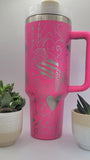 Hearts, Valentines, Love 40oz Double Wall Insulated Tumbler with Handles Gift for mom, Granny, sister, Niece