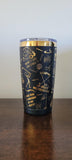 Golf, golfer gift black and gold Laser Engraved 20oz Double Wall Insulated Tumbler Travel mug,Tumbler