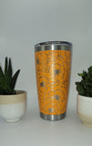 Peonies, flowers Laser Engraved 20oz Double Wall Insulated Tumbler Travel mug, Tumbler